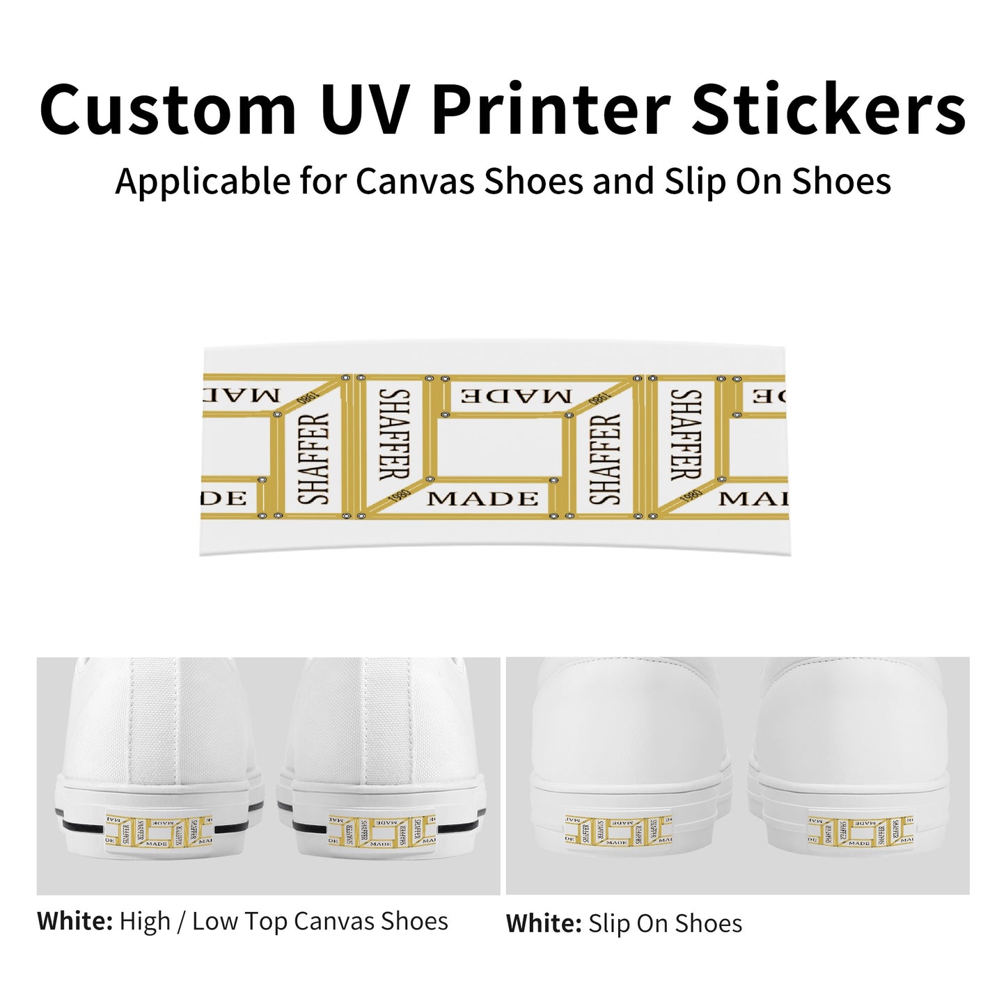 SHAFFERMADE Mens Low Top Canvas Shoes