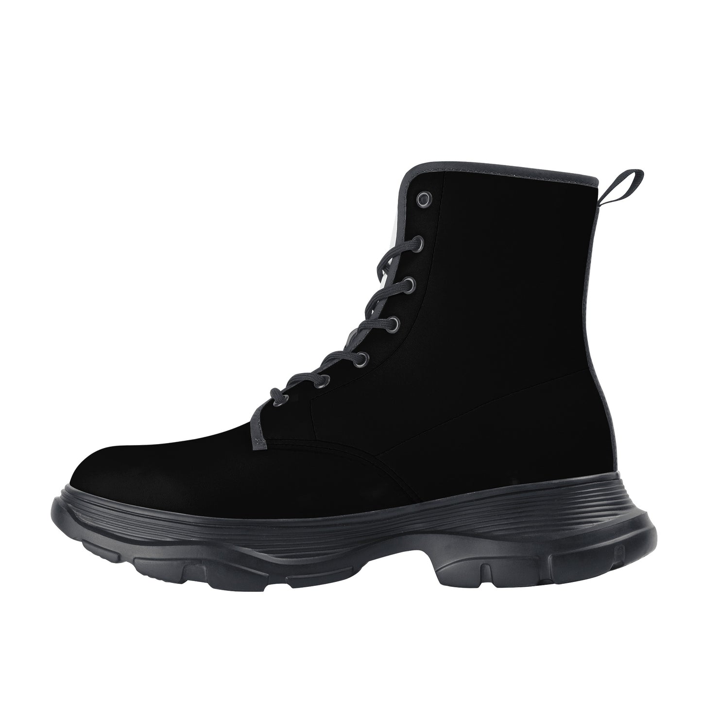 SHAFFERMADE Mens Leather Chunky Boots