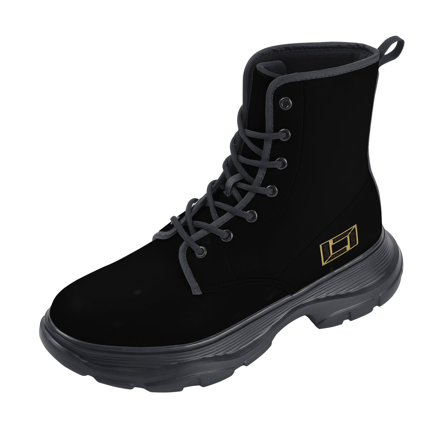 SHAFFERMADE Mens Leather Chunky Boots