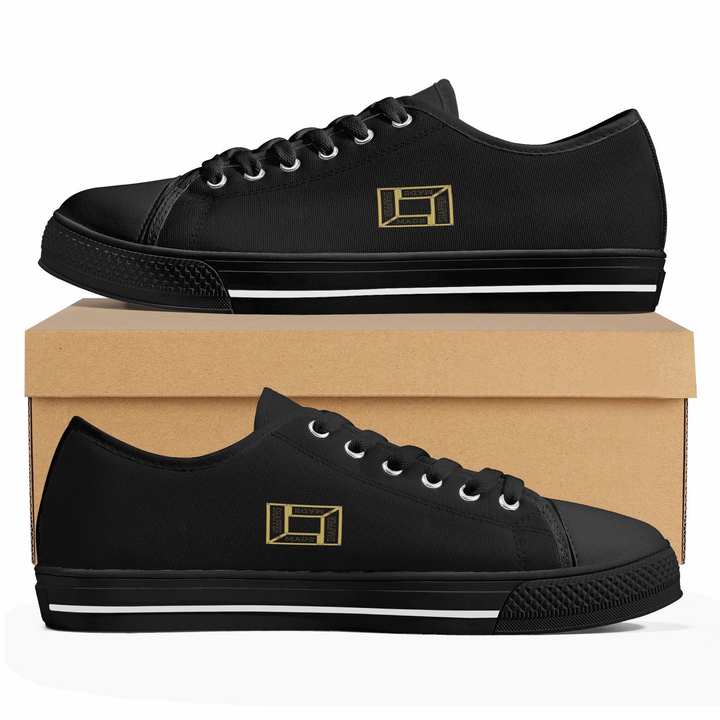 SHAFFERMADE Mens Low Top Canvas Shoes