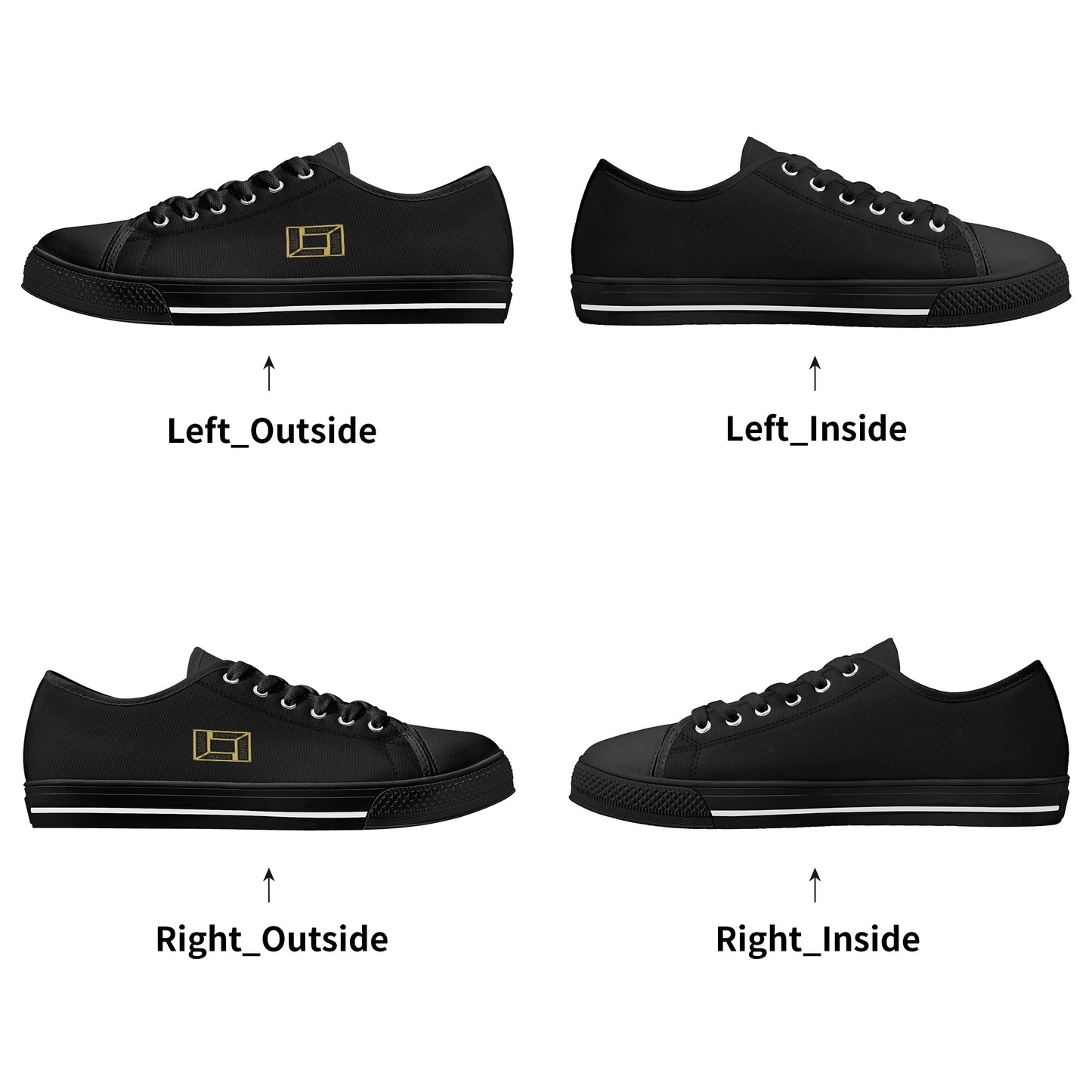 SHAFFERMADE Mens Low Top Canvas Shoes