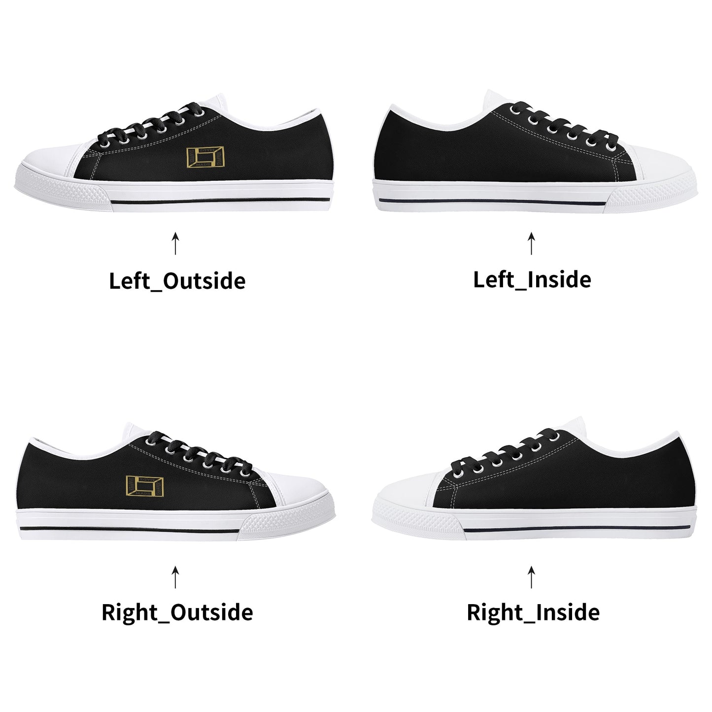 SHAFFERMADE Mens Low Top Canvas Shoes