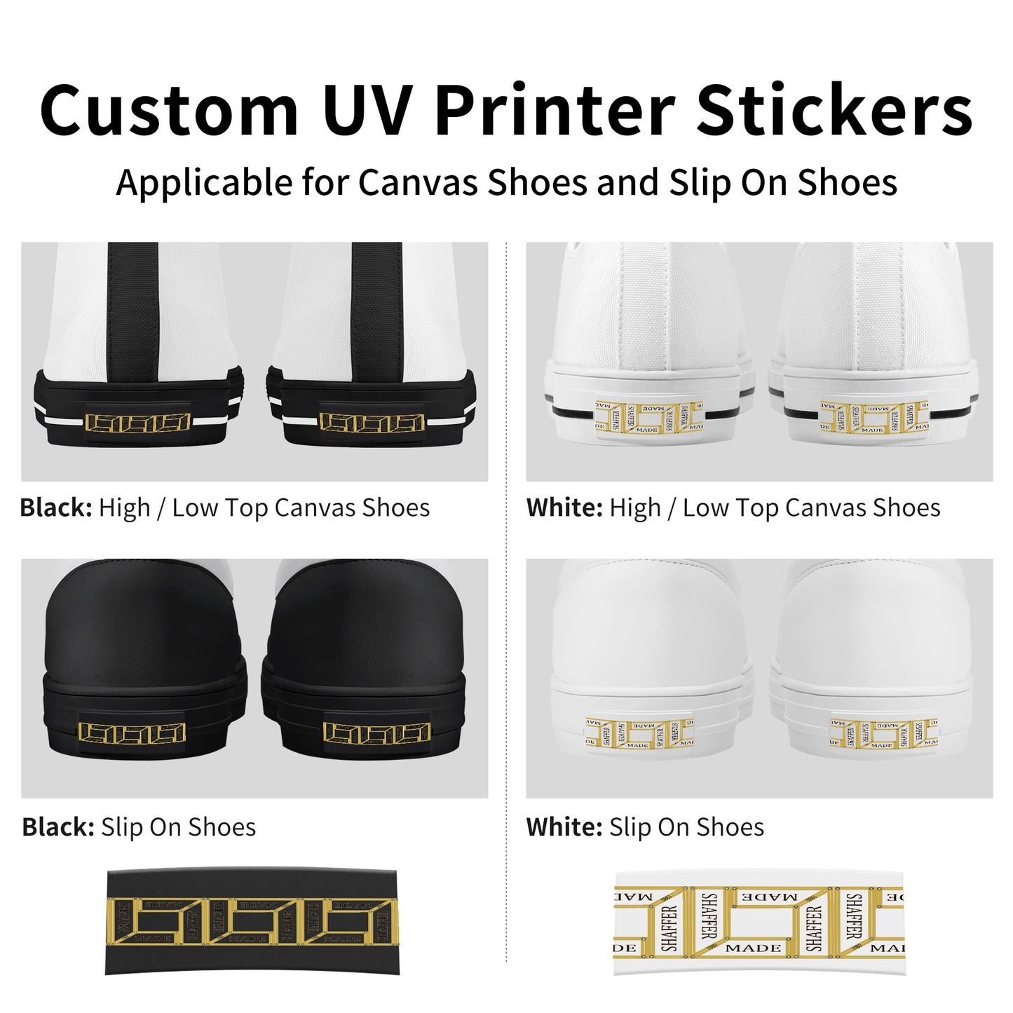 SHAFFERMADE Mens Low Top Canvas Shoes