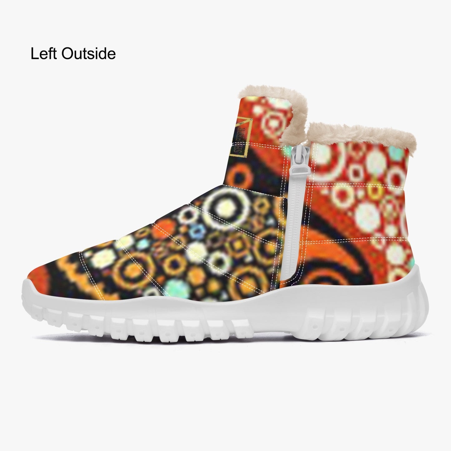 SHAFFERMADE Cotton-pad Fur Zipper Up Boots