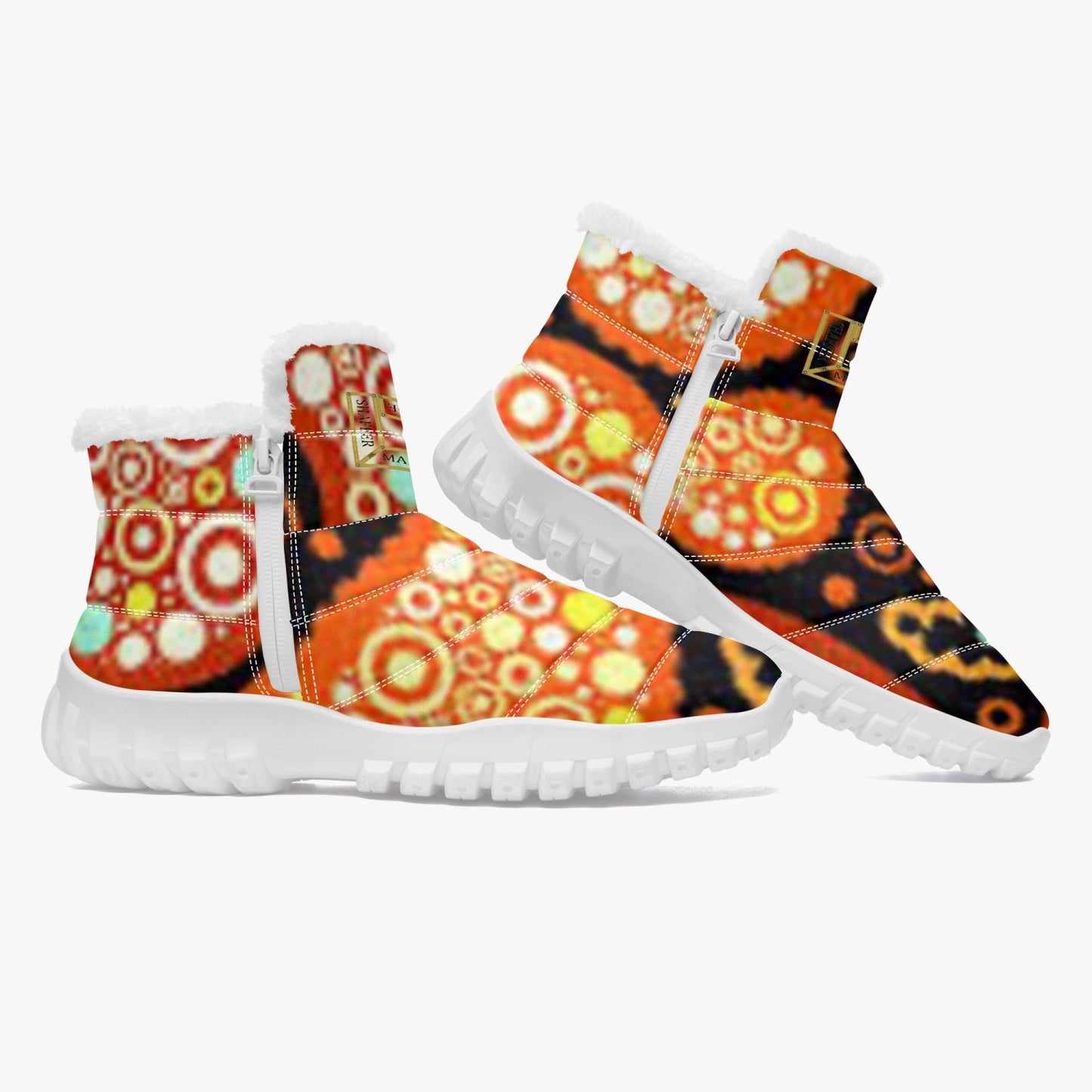 SHAFFERMADE Cotton-pad Fur Zipper Up Boots