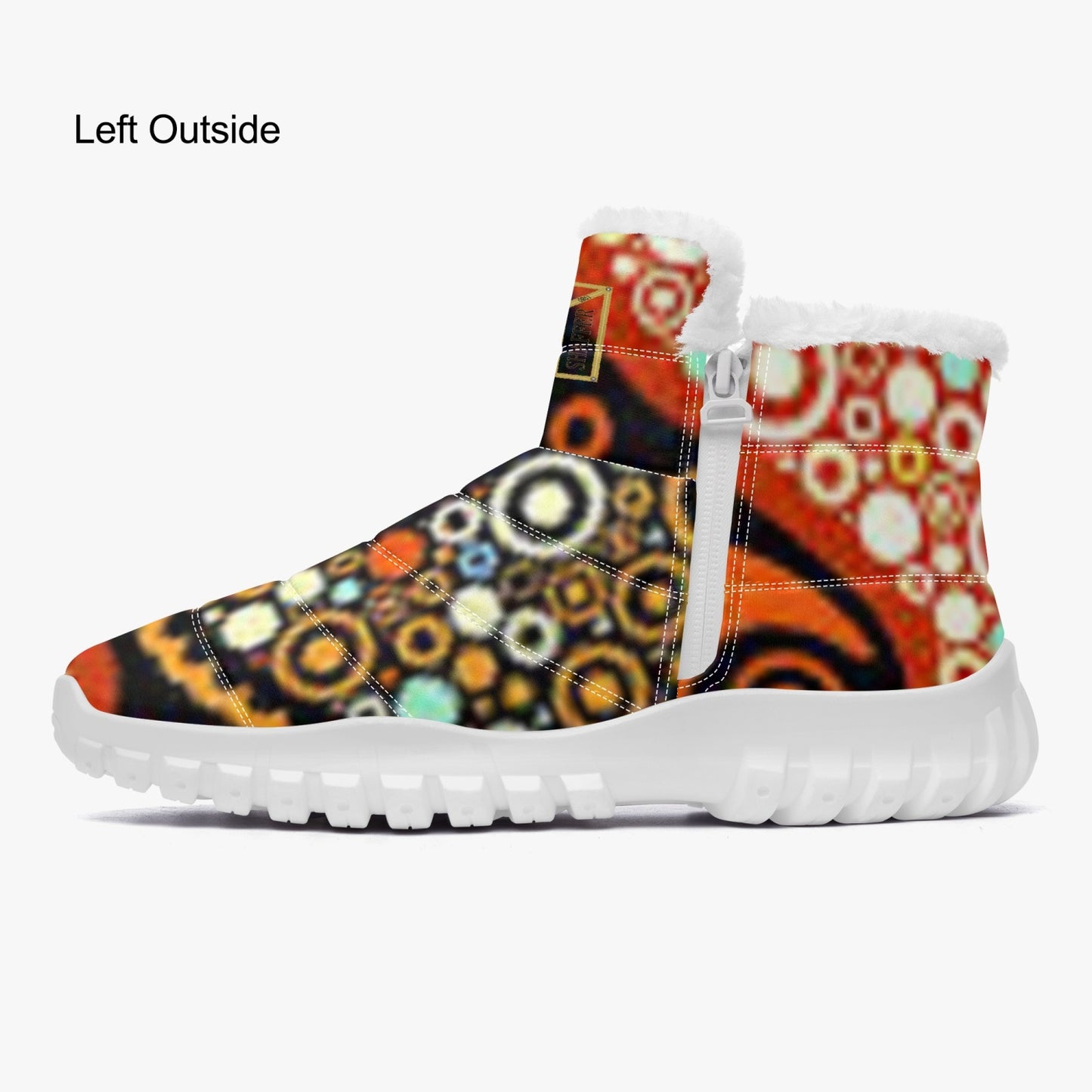 SHAFFERMADE Cotton-pad Fur Zipper Up Boots