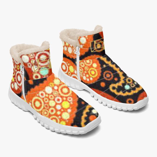 SHAFFERMADE Cotton-pad Fur Zipper Up Boots