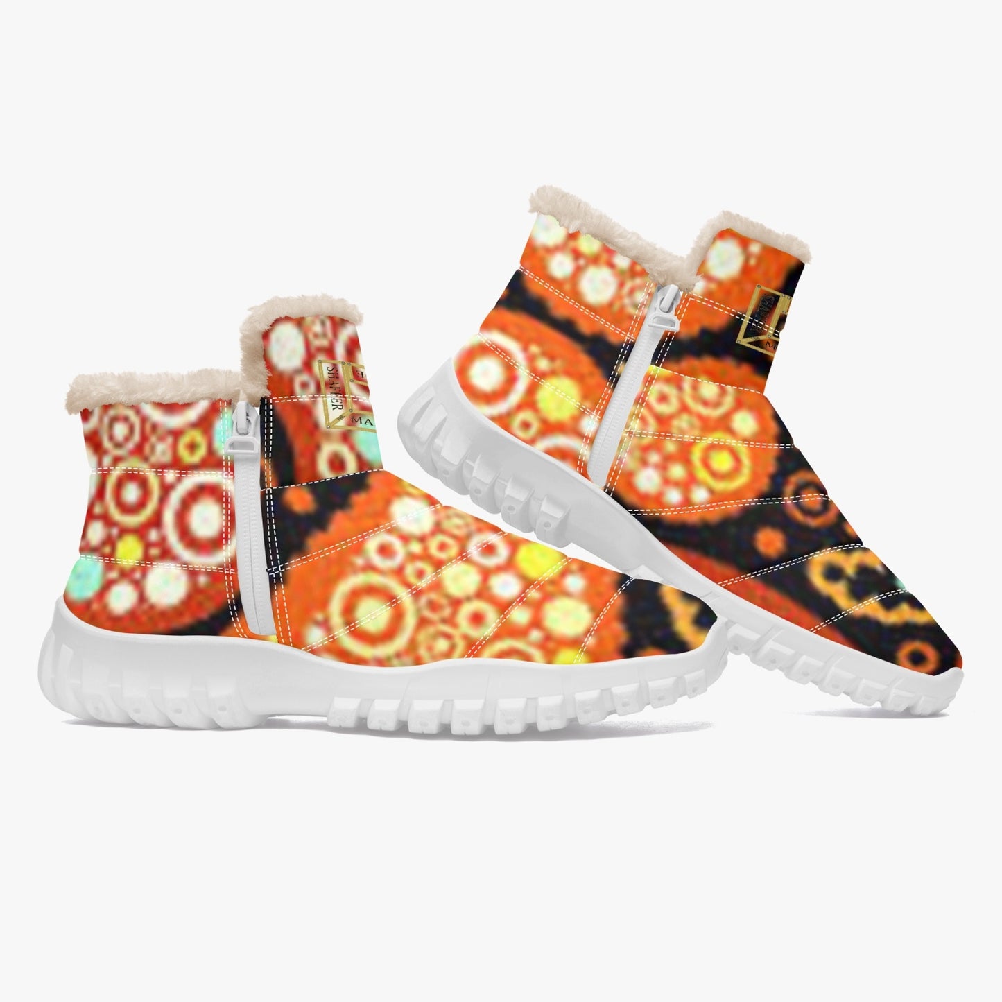 SHAFFERMADE Cotton-pad Fur Zipper Up Boots