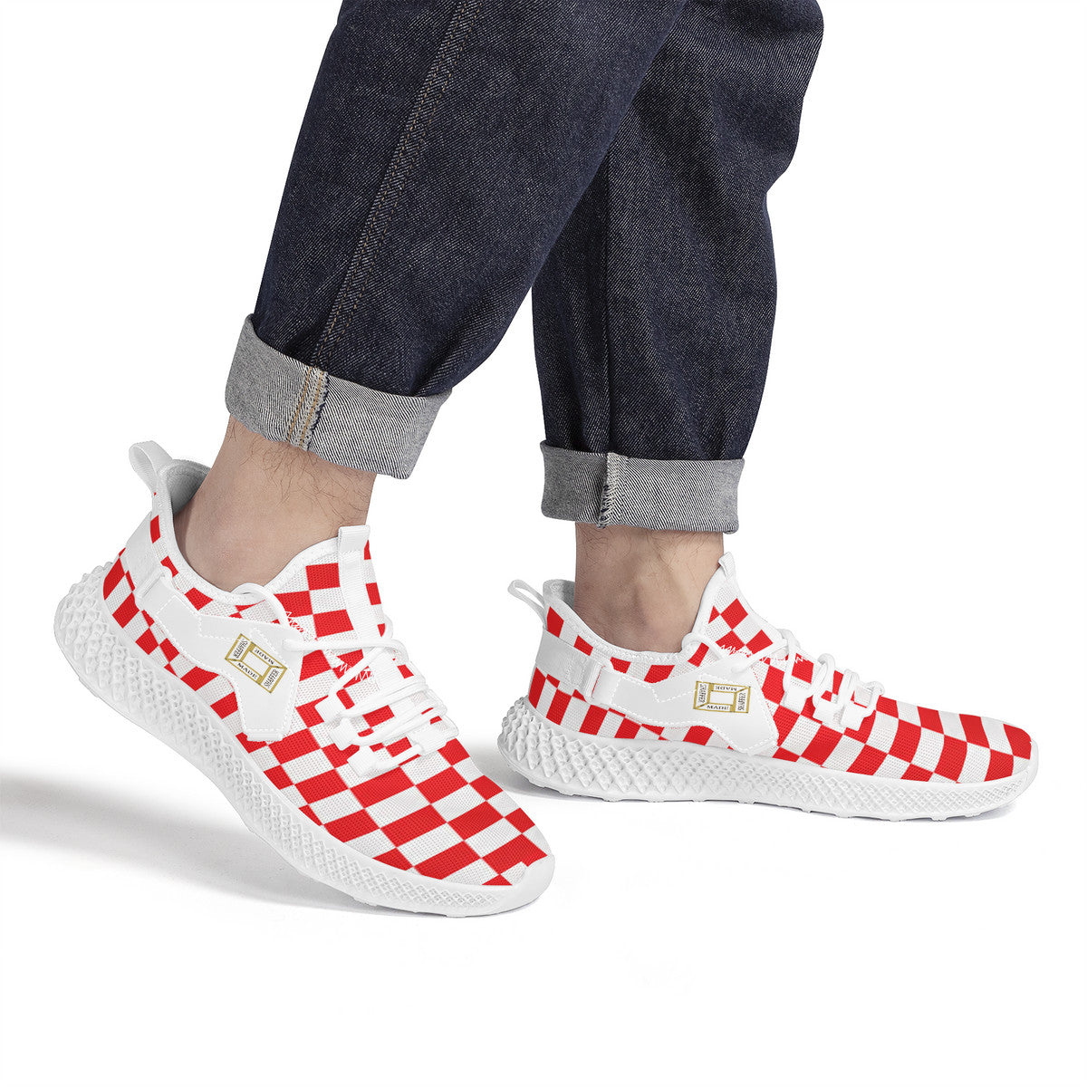 SHAFFERMADE Mesh Red Mate Knit Shoes