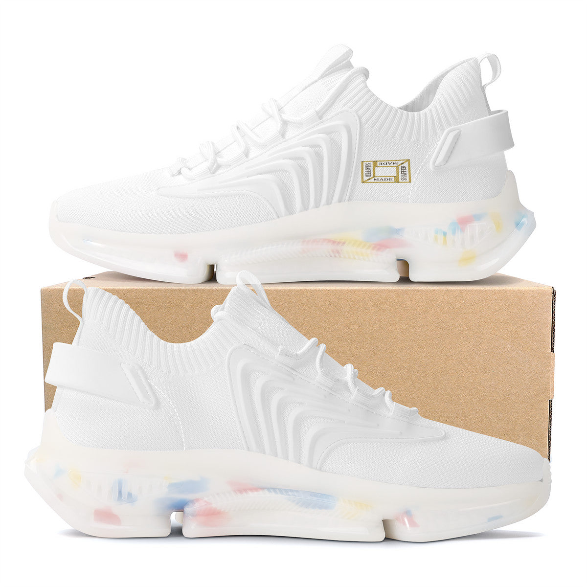 SHAFFERMADE Air Max React Sneakers - White