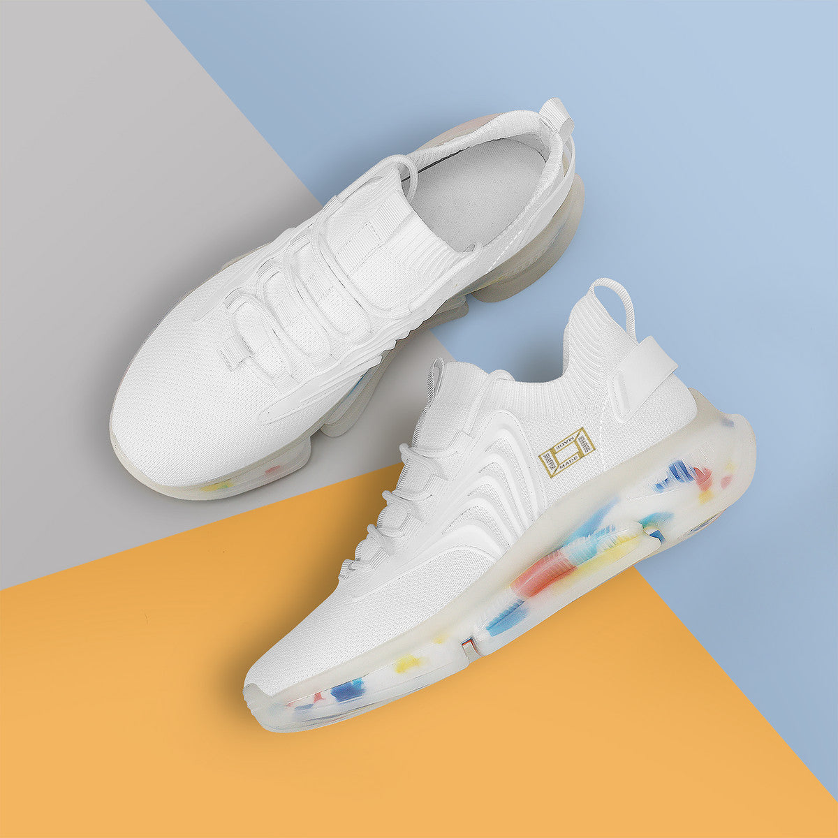 SHAFFERMADE Air Max React Sneakers - White