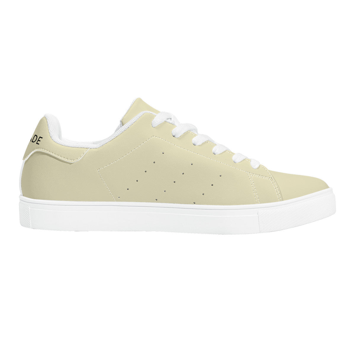 SHAFFERMADE Low-Top Synthetic Leather Sneakers - Beige