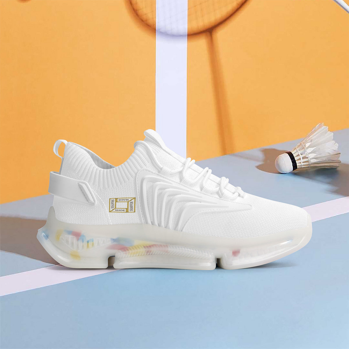 SHAFFERMADE Air Max React Sneakers - White