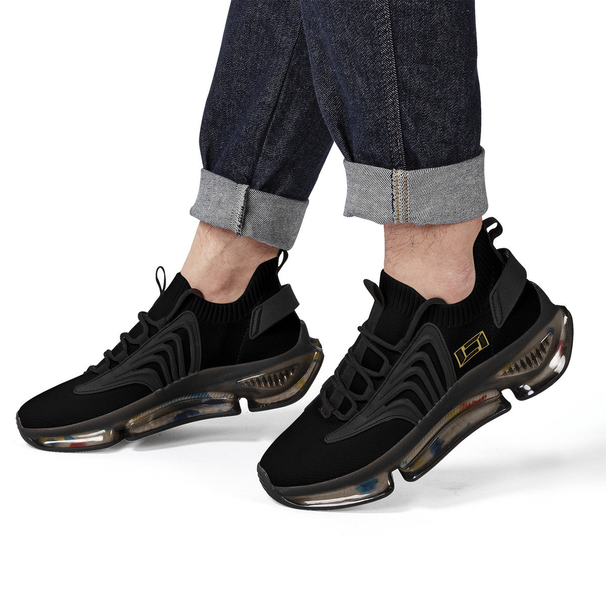 SHAFFERMADE Air Max React Sneakers - Black