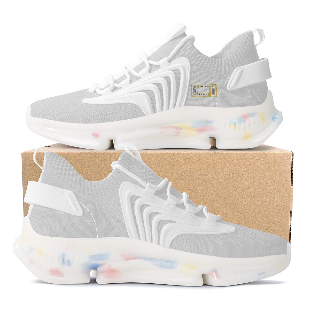 SHAFFERMADE Air Max React Sneakers - Greyish