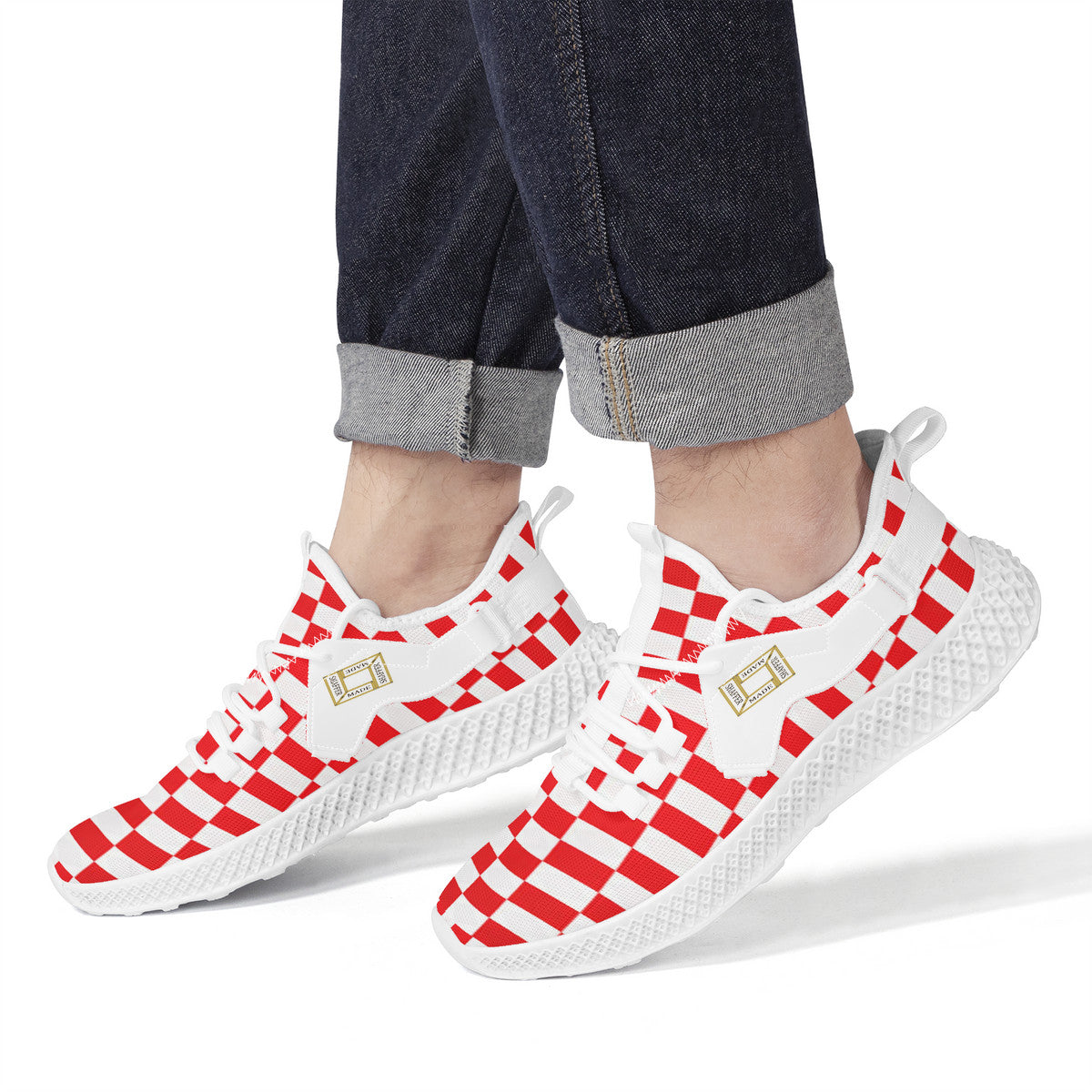 SHAFFERMADE Mesh Red Mate Knit Shoes